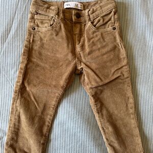 Zara Kids Tan Corduroy Pants- 12-18 months